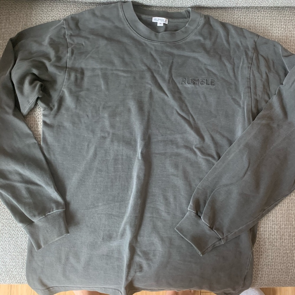 RUMBLE boxing long sleeve shirt size small